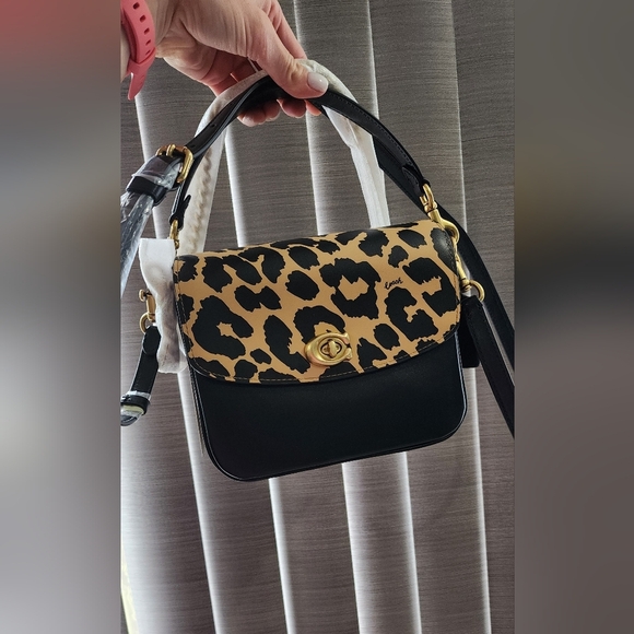Coach Cassie Crossbody 19 With Leopard Print - Picture 11 of 15
